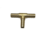 3/8” x 3/8” x 3/8” Brass Barb T